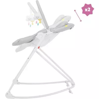 Badabulle Transat Compact'Up: Confortable et Multiposition, dès la naissance
