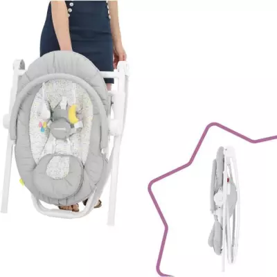 Badabulle Transat Compact'Up: Confortable et Multiposition, dès la naissance