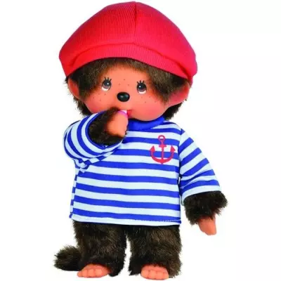 Peluche MONCHHICHI Marin 20 cm - Format Compact