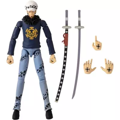 Figurine Anime Heroes 17 cm - Trafalgar Law - Bandai - One Piece - Personnage Miniature Figurine Anime Heroes 17 cm - Trafalgar Law - Bandai - One Piece - Personnage Miniature