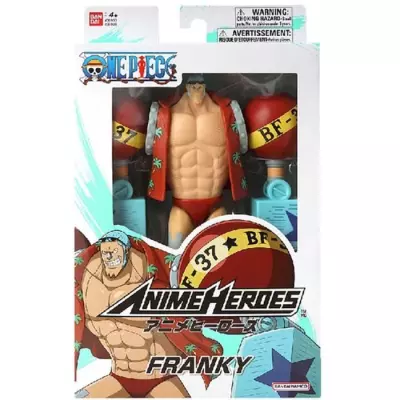 Figurine Anime Heroes Bandai One Piece Franky 17 cm - Miniature Personnage Figurine Anime Heroes Bandai One Piece Franky 17 cm - Miniature Personnage