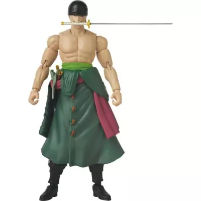 Figurine Anime Heroes - One Piece Zoro Style 3 épées 17cm - 16 articulations