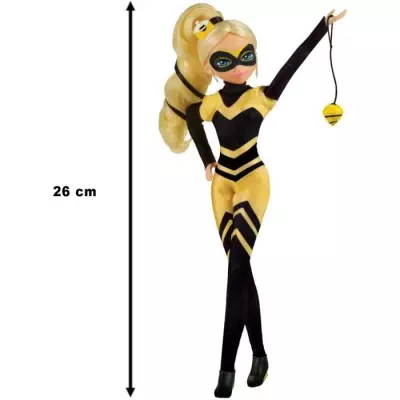 Miraculous Ladybug - Poupée mannequin 26 cm : Queen Bee - BANDAI, Figurine Articulée Reine des abeilles