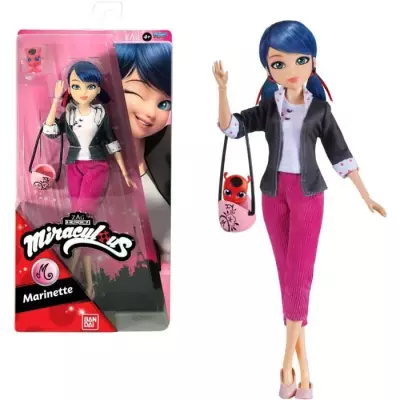 Poupée mannequin Miraculous Ladybug 26 cm Marinette - BANDAI