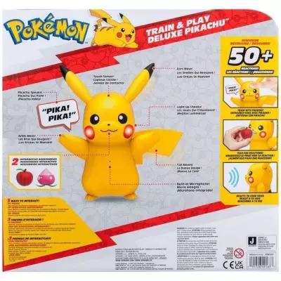 Figurine miniature interactive Pokémon Pikachu avec sons et mouvements Figurine miniature interactive Pokémon Pikachu avec sons et mouvements