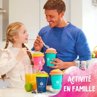 Mug granité Chillfactor Bandai: Couleur aléatoire - Avec paille