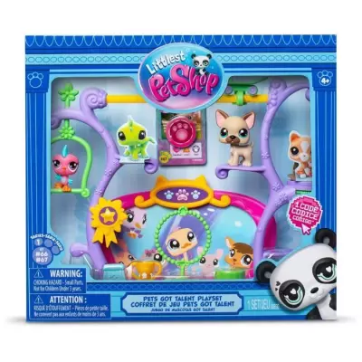Ensemble de jeu BANDAI Littlest Pet Shop - Coffret Pets Got Talent ? Ensemble de jeu BANDAI Littlest Pet Shop - Coffret Pets Got Talent ?