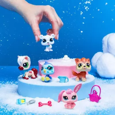 Pack de 5 Pets - BANDAI Littlest Pet Shop Montagne - Animaux à collectionner Pack de 5 Pets - BANDAI Littlest Pet Shop Montagne - Animaux à collectionner