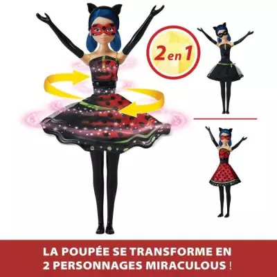 Poupée Ladybug Transformation 26 cm - BANDAI - Miraculous
