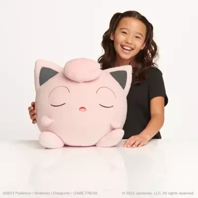 Peluche Pokémon Rondoudou (Jigglypuff) 40 cm - Douce et moelleuse Peluche Pokémon Rondoudou (Jigglypuff) 40 cm - Douce et moelleuse