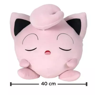 Peluche Pokémon Rondoudou (Jigglypuff) 40 cm - Douce et moelleuse Peluche Pokémon Rondoudou (Jigglypuff) 40 cm - Douce et moelleuse