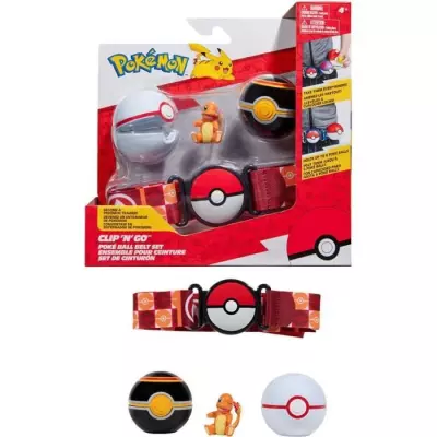 Ceinture Pokémon Clip ‘N' Go Bandai - Salamèche 5 cm Ceinture Pokémon Clip ‘N' Go Bandai - Salamèche 5 cm