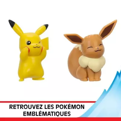 Pack 6 Figurines Pokémon - BANDAI - JW3614 - Combats Pokémon Pack 6 Figurines Pokémon - BANDAI - JW3614 - Combats Pokémon