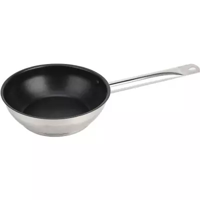 Lot de 3 poêles Baumalu - Gastronomie - Acier inoxydable - 20 / 24 / 28 cm