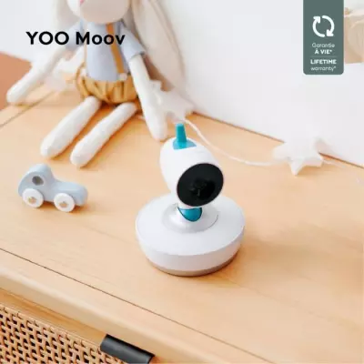 Caméra Additionnelle Motorisée 360° pour Babyphone Vidéo Yoo Moov