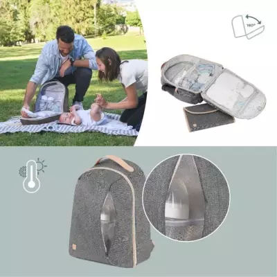 Sac à dos à langer Babymoov Le Pyla: pratique et stylé