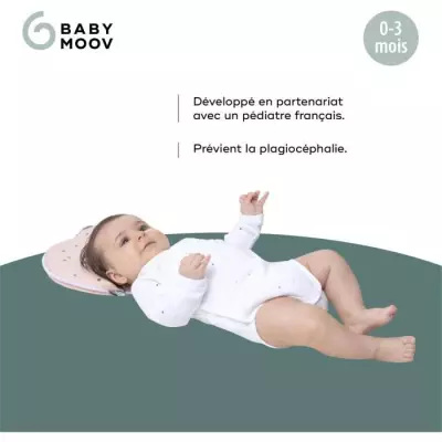Soutien-tête ergonomique Babymoov Lovenest Original, Rose