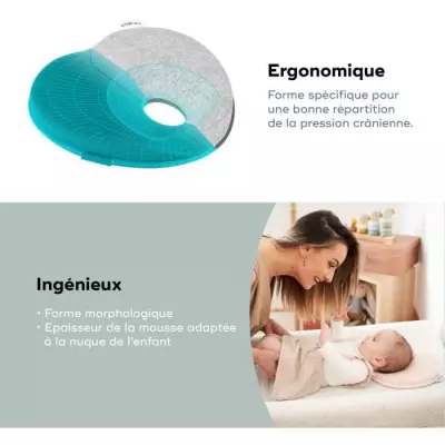 Soutien-tête ergonomique Babymoov Lovenest Original, Rose