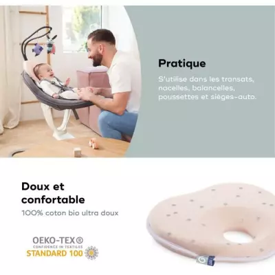 Soutien-tête ergonomique Babymoov Lovenest Original, Rose