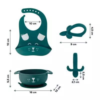 Ensemble repas Babymoov 6-12 mois: pratique et ludique