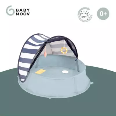 Parc bébé 3 en 1 Aquani marinière avec anti-UV FPS 50+