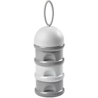 Boite Doseuse de Lait Empilable Gris 