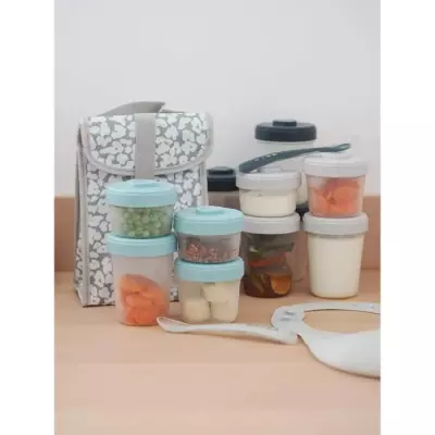 Set repas Béaba 1er Âge 6 portions clip - Compact et pratique