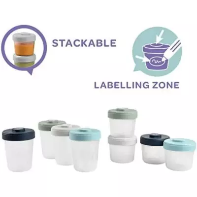 Ensemble Repas Bébé 2ème Âge 8 portions - Pratique et compact