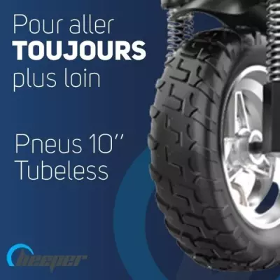 Trottinette électrique tout-terrain - BEEPER Cross 500W - 10-48V - 13Ah