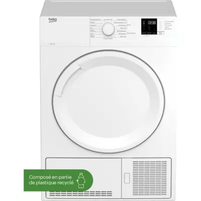 Sèche-linge à condensation BEKO B100 SLCS09W3 - 9 kg - Classe B