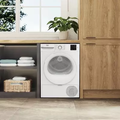 Sèche-linge pompe à chaleur BEKO b300 Eco sense SLFT1812 - 8 kg - A+ - Blanc