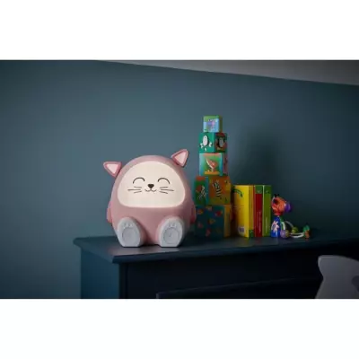 Enceinte lumineuse & veilleuse - BIGBEN - Chat - Bluetooth 5.0, 15W