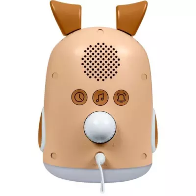 Réveil veilleuse LED forme chien - 3 mélodies - Intensité réglable