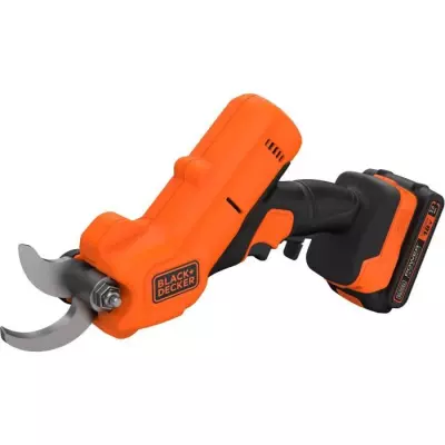Sécateur sans fil BLACK+DECKER 18V - Noir / Orange