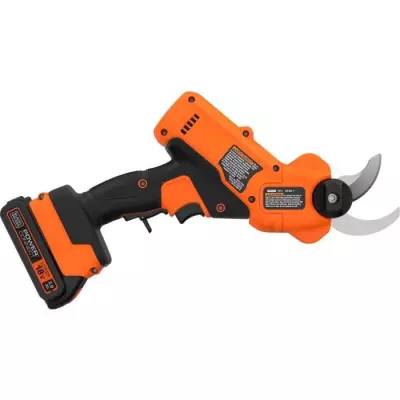Sécateur sans fil BLACK+DECKER 18V - Noir / Orange