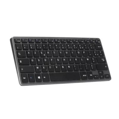 Clavier Sans Fil Compact Rechargeable - BLUESTORK - Gris/Noir