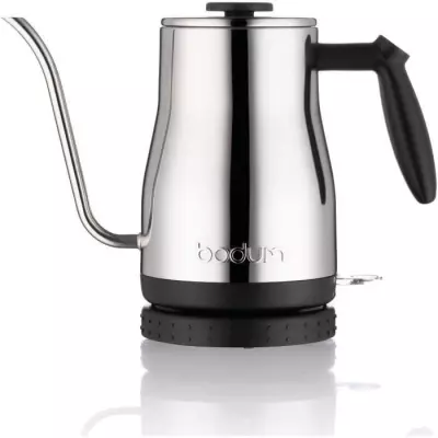 Bouilloire électrique BODUM BISTRO 1.200 W, inox - Design long bec