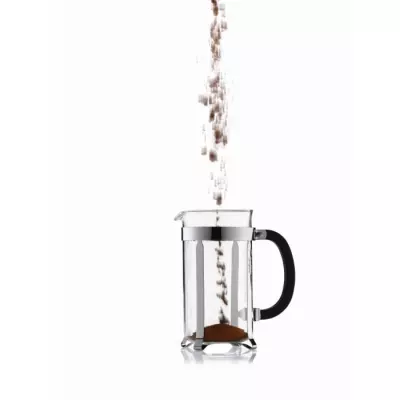 Cafetière à piston BODUM CHAMBORD, 12 tasses, inox – Compact et élégant
