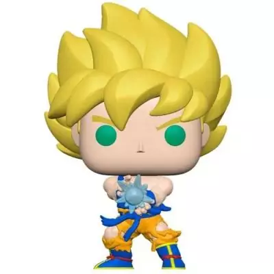 Figurine Funko Pop! Animation Dragon Ball Z S9 - SS Goku en pleine vague Kamehameha