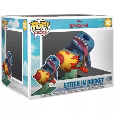 Figurine Funko Pop! Rides Disney Lilo & Stitch - Stitch dans sa fusée 102 Figurine Funko Pop! Rides Disney Lilo & Stitch - Stitch dans sa fusée 102