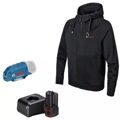 Veste chauffante Bosch Professional GHH 12+18V XA + GAA 12V-21 - Taille 2XL