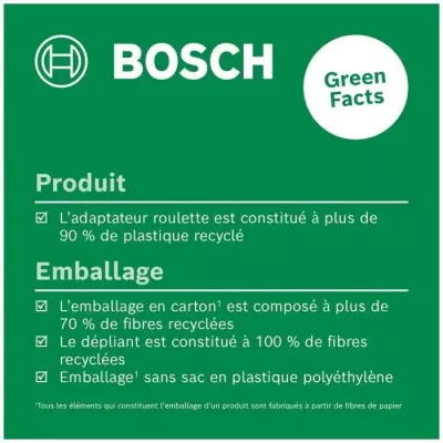 Adaptateur roulette Bosch pour mesures précises