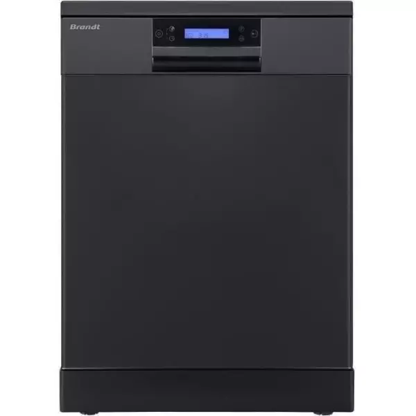 Lave-vaisselle pose libre BRANDT LVC144IB - 14 couverts - Induction - L60cm - 44dB - Classe C - Noir