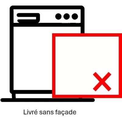 Lave-vaisselle semi-encastrable BRANDT LVE334X - 13 couverts - 44 dB : Plus responsable, plus facilement réparable