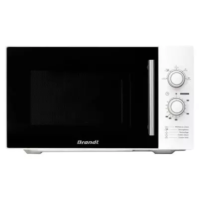 Micro-ondes BRANDT SM2602W - Blanc 26L 900W - 5 niveaux de puissance