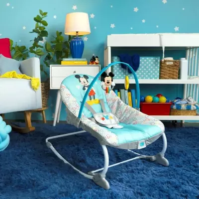 Transat évolutif pour bébé Disney Mickey My Best Friend - Vibrations automatiques