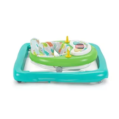 Trotteur et centre d'activités 2 en 1 pour bébé - Animaux de la Jungle, Musique et Lumières