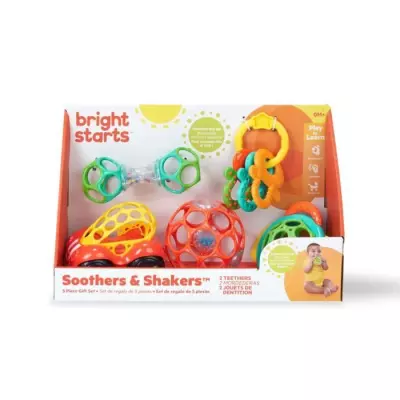 Hochet Oball et anneaux dentition 5pcs, sans BPA