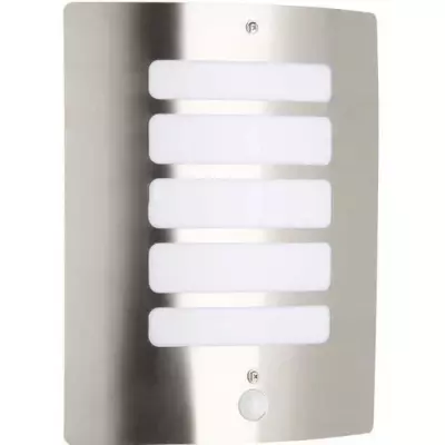 Applique extérieure TODD Acier - Brilliant - Détection de mouvement - 1x60W