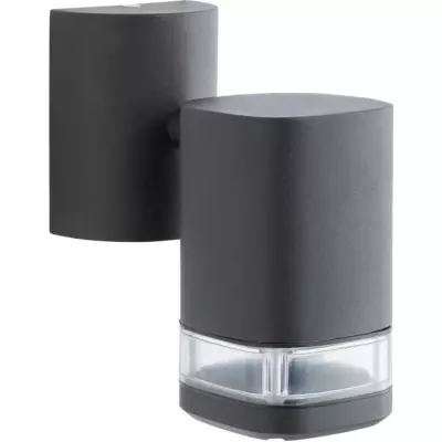 Applique extérieure JANDY noir - métal/verre - IP44